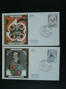 Europa Cept 1974 x2 FDC Monaco ref 73757