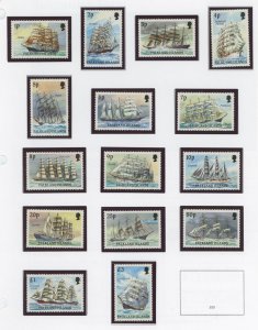 Falkland Islands #485-499 Mint (NH) Single