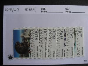 NEW ZEALAND wild seals set Sc 1094-9 MNH 