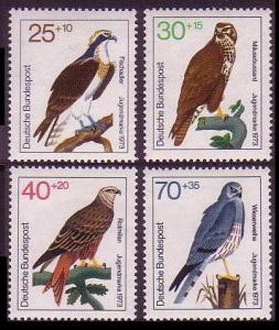 Germany Birds of Prey 4v SG#1648-1651 MI#754-757