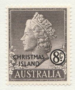 1958 English Colony British Colony CHRISTMAS ISLAND 8cMH* Stamp A28P25F28330-