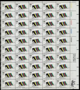 SC#C85 11¢ 11th Winter Olympics Sheet of Fifty MNH * 