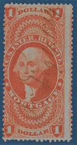 US 1862-71 Sc. #R73c corner crease & short perf @ lower left, Cat. Val. $300.00.