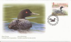 1998 Canada FDC Sc 1687 - Wildlife Definitives - Loon