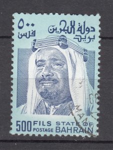 J40963 JL Stamps 1976 bahrain used #237 sheik perf 12 x 12 1/2