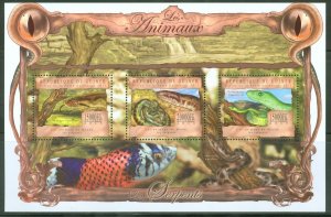 GUINEA 2013 SNAKES  SHEET MINT NH