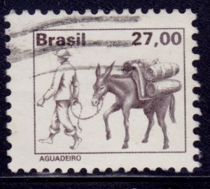 Brazil, 1979, Donkey, Water Transport, 27c, used**