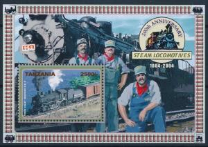 [63661] Tanzania 2005 Railway Train Eisenbahn Chemin de Fer Souvenir Sheet MNH