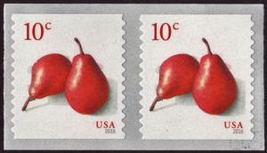 SC#5039 10¢ Pears Coil Pair (2016) SA