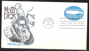 U.S. U554 Herman Melville FDC (Marg)