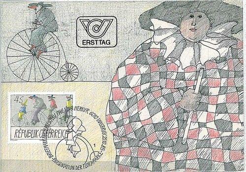 CARNIVAL BICYCLES : MAXIMUM CARD - AUSTRIA 1985