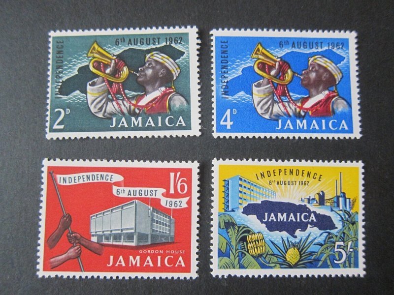 Jamaica 1962 Sc 181-84 set MH