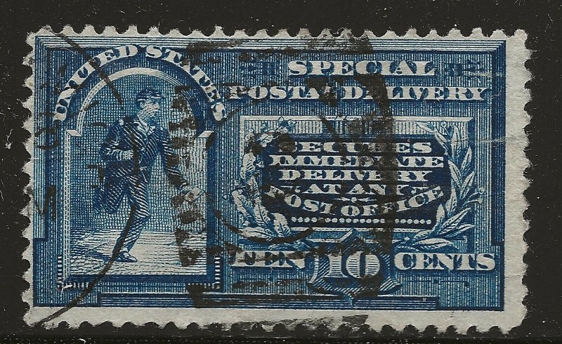US Scott #E4, Single 1894 Special Delivery 10c FVF Used