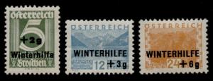 Austria B118-20 MNH Winterhelp