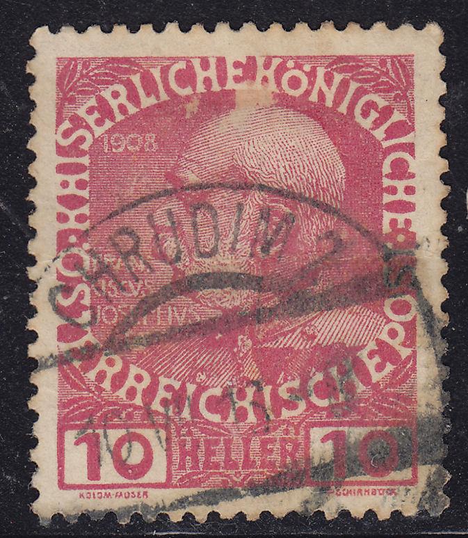 Austria 115 Emperor Franz Josef 10h 1913