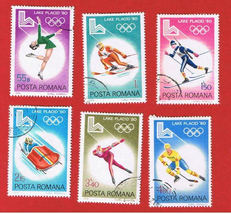 Romania #2926-2931 VF used  Olympics  Free S/H