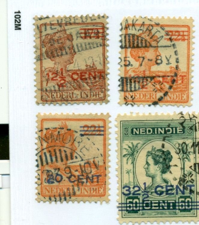 Netherlands Indies 1922 #144 - 147 U SCV(2024)=$1.00