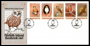 Norfolk Islands 343 Owls U/A FDC