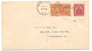 E16 - 1931 15c Special Delivery - D.C. Postmark