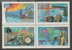 Canada Scott #1233-1236 Stamp - Mint NH Block of 4