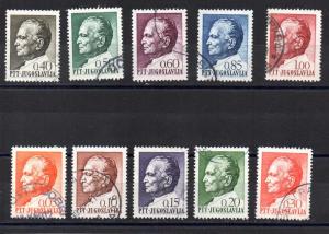 Yugoslavia 860-869 used