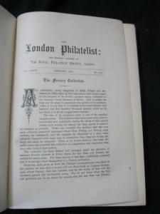 THE LONDON PHILATELIST - VOLUME 27 JAN-DEC 1918 BOUND