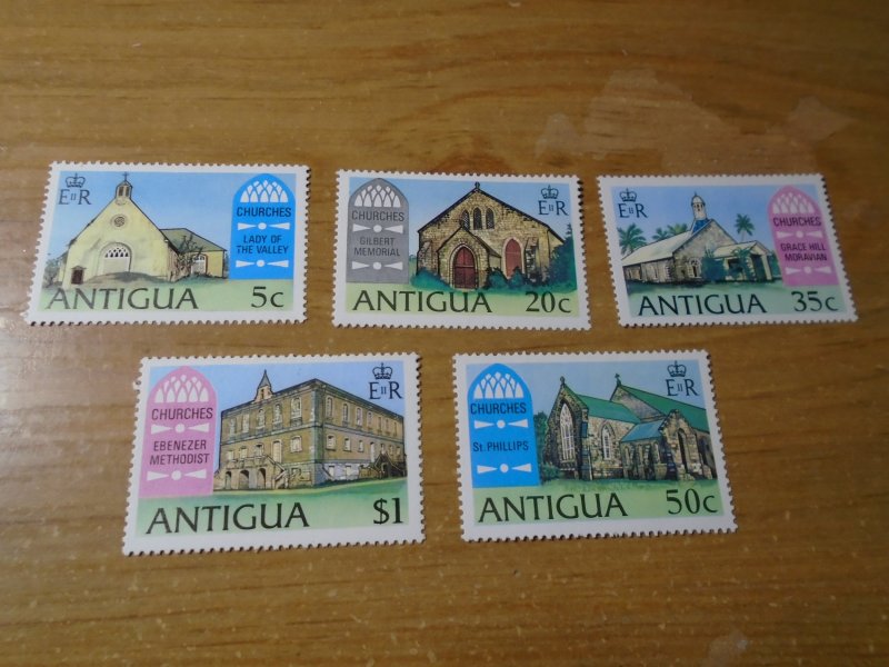 Antigua  #  374-78  MNH