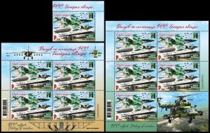 BELARUS 2023-06 RCC Space: History of Aviation. Joint Issue. 1v and 2 Sheets MNH