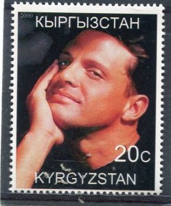 Kyrgyzstan 2000 LUIS MIGUEL Mexican Singer 1 value Perforated Mint(NH)