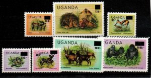 Uganda 386-392 Set Mint never hinged