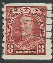 Canada SG 354  coil stamp FU