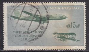 India 337 Golden Jubilee, First Air Mail Flight 1961