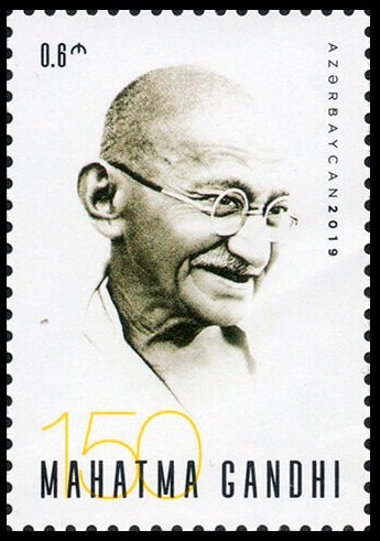 2019 Azerbaijan 1450 150th Birth Anniversary of Mahatma Gandhi