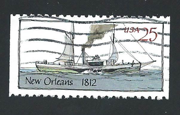 SC# 2407  - Steamboats, New Orleans, used single