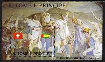 St Thomas & Prince Islands 1990 700th Anniversary of ...