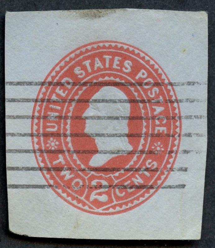 U.S. Sc # U370, Used, Cut Square.  2017 SCV $10.00.