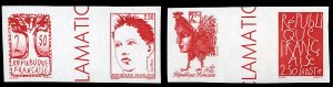 France, 1950-Present #2307-2310 (YT 2772-2775) Cat€110 (for singles), 1992 ...