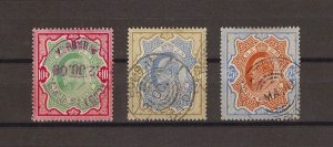 INDIA 1902/11 SG 144/7 USED Cat £1800