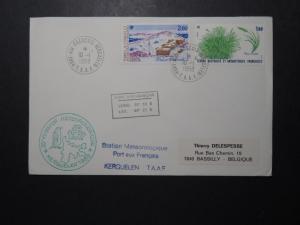 France TAAF 1988 Meteorology Mission Kerguelen Cover  - Z11105