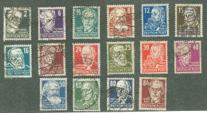 Germany #10N29 Used Single (Complete Set)