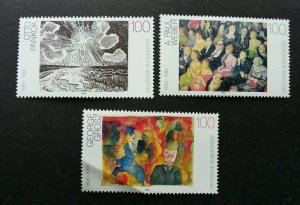 Germany 20th Century Painting 1993 Arts Drawing (stamp) MNH *dented