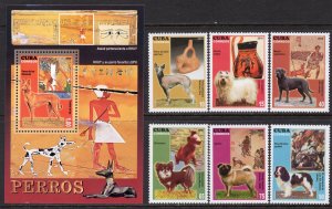 Cuba 2010 - Art - Dogs - MNH Set + Souvenir Sheet