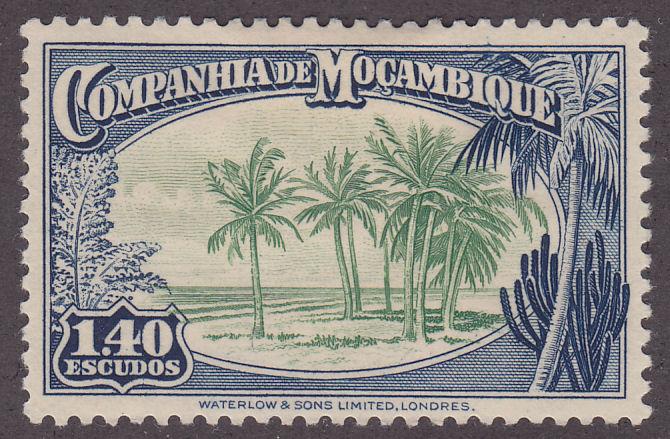 Mozambique Company 189 Palm Trees 1937