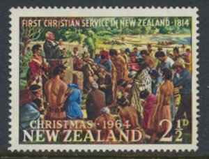 New Zealand SG 824  SC# 366 Used Red misplaced Christmas 1964 see details  Scans