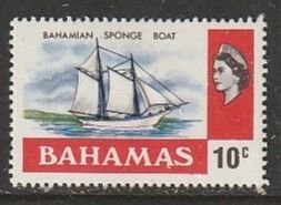 1971 Bahamas - Sc 321 - MH VF - 1 single - Sponge Boat