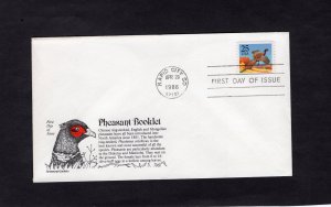 2283 Ring-Necked Pheasant, FDC Aristocrat