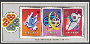 Aitutaki SC 314a * Satellites * MNH * 1983