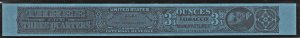 TG 1070b Series 124 3¾ Ounce Tobacco Strip Taxpaid Revenue Stamp (1954) NGAI/NH