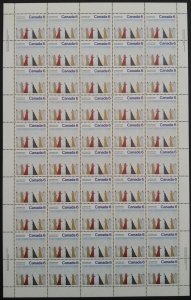Canada 650 Sheet MNH