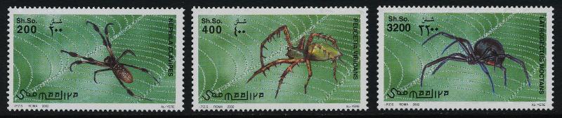 Somalia  MI991-3, BL98 MNH Spiders, Insects